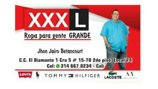 tiendas de tallas grandes para hombre en cali XXXL ROPA PARA GENTE GRANDE