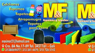 tiendas para comprar cojines a medida cali Espumas y Tapetes M&F